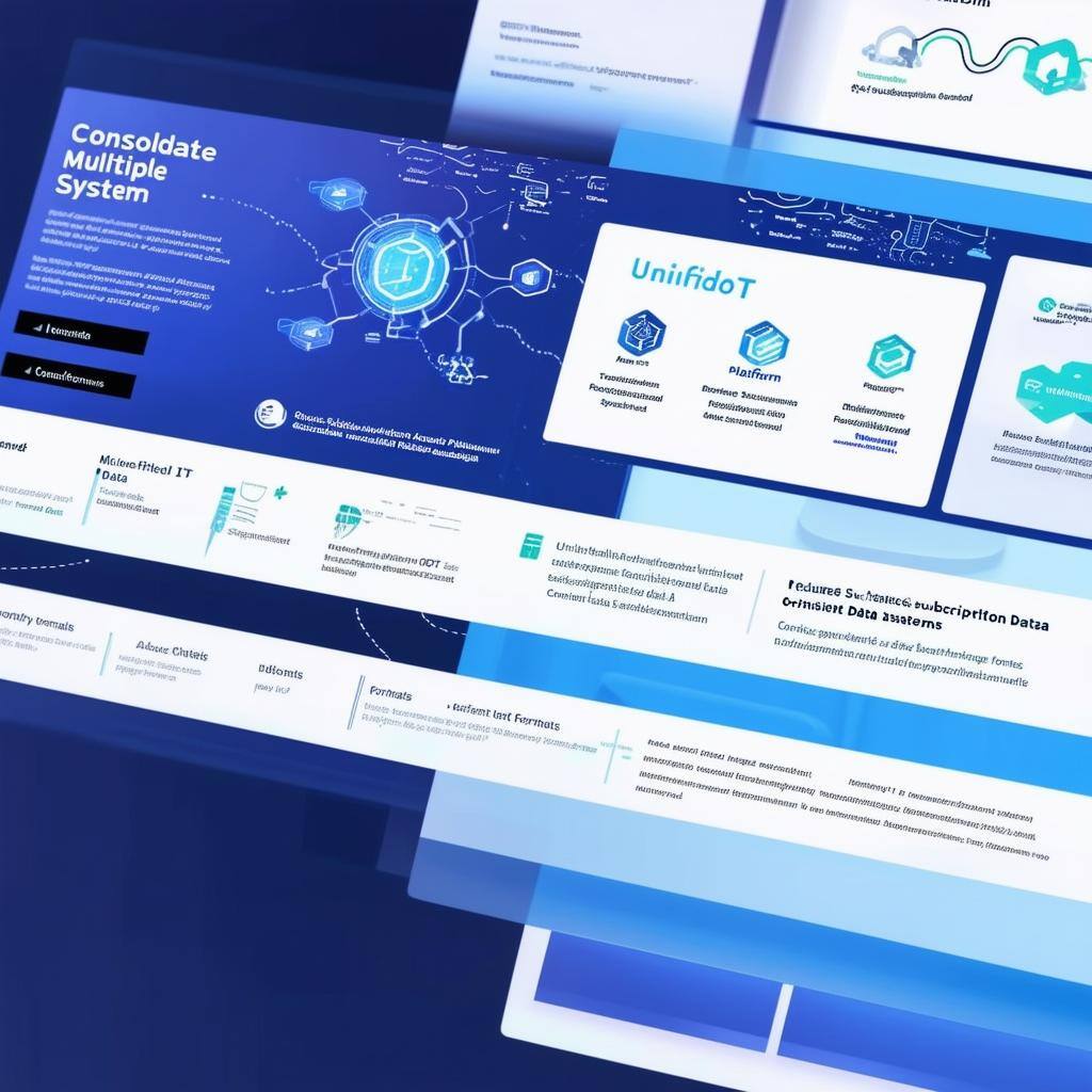 Consolidate Multiple Systems Unified IoT PlatformReduce Subscription OverheadConsistent Data Formats